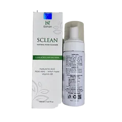 Sữa Rửa Mặt Sclean Natural Foam Cleanser SH Sohan Giúp Làm Sạch Sâu, Dưỡng Ẩm, Thông Thoáng Lỗ Chân Lông